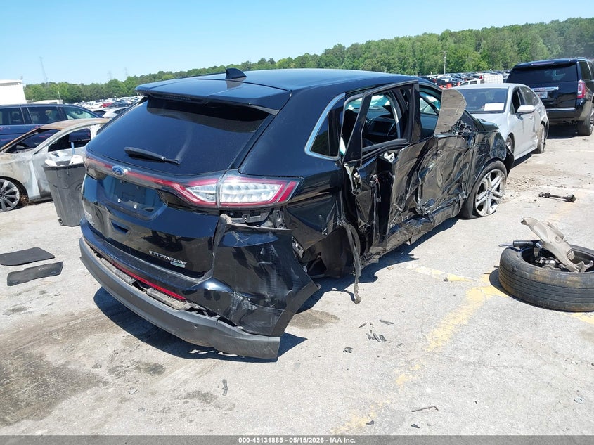 Vin: 2fmpk3k97hbb11690, lot: 45629514, ford edge titanium 20174