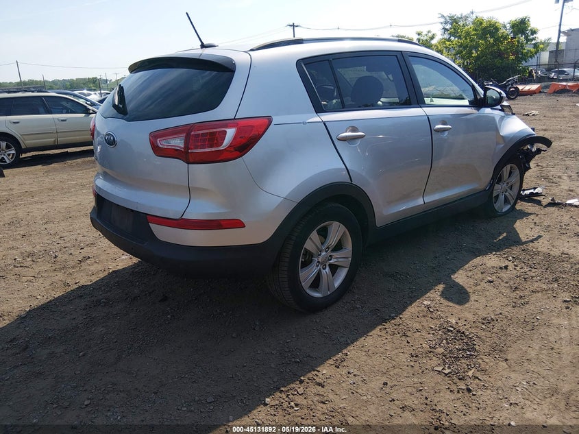 2012 KIA SPORTAGE SPORT UTILITY VEHICLE 2.4L I-4 DOHC, VVT, 176HP