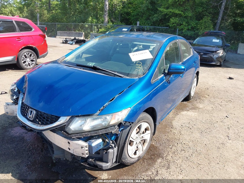 2HGFB2F52EH507067 2014 HONDA CIVIC LX photo 1