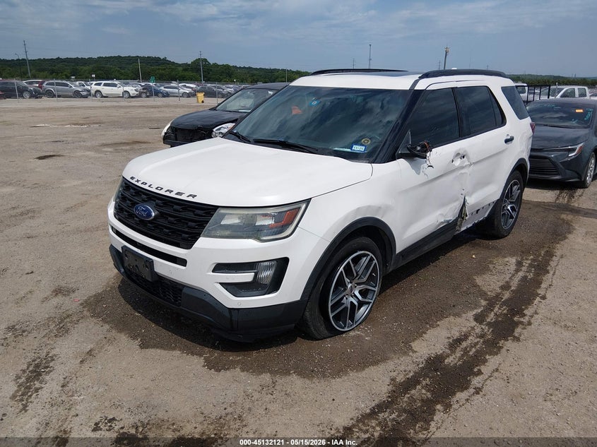 Vin: 1fm5k8gt0ggb51450, lot: 45629750, ford explorer sport 20162