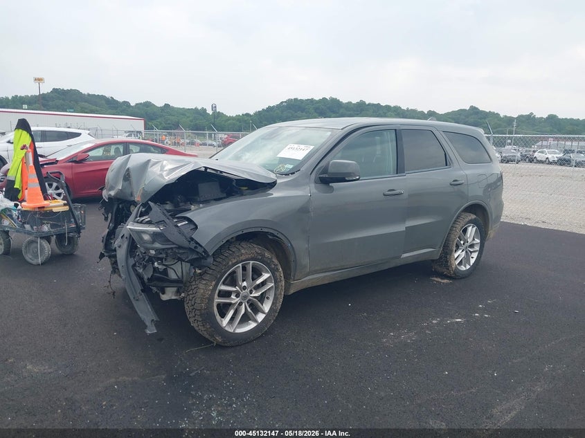 Vin: 1c4rdjdg6nc220189, lot: 45629776, dodge durango gt plus awd 20222