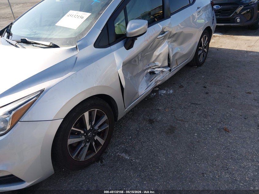 2022 Nissan Versa 1.6 Sv Xtronic Cvt VIN: 3N1CN8EV1NL827441 Lot: 45132156