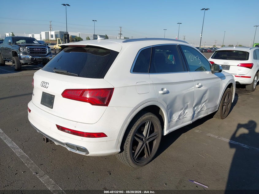 Vin: wa1a4afyxj2156932, lot: 45629822, audi sq5 3.0t premium plus 20184