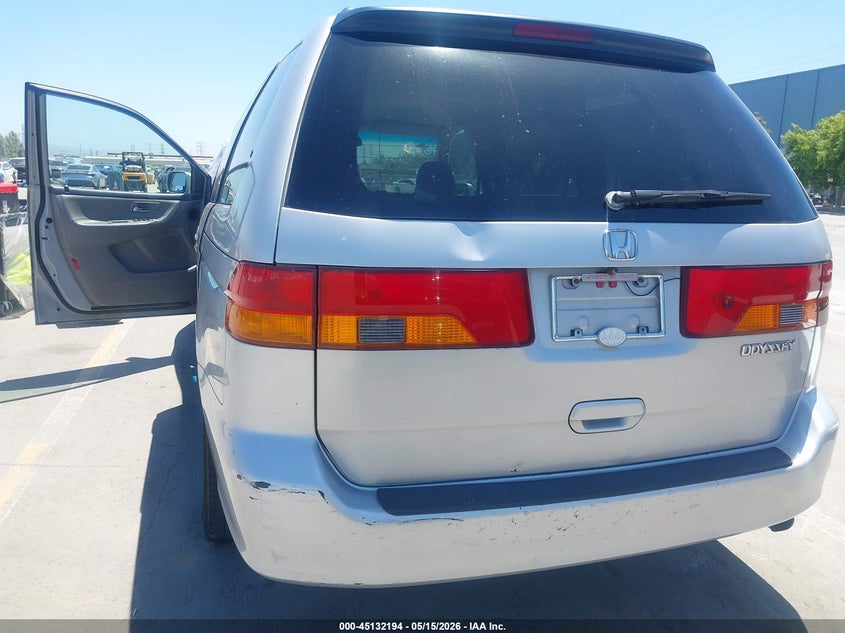 2002 Honda Odyssey Ex VIN: 2HKRL18652H530726 Lot: 45132194