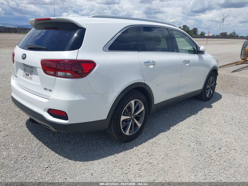 Vin: 5xyph4a59kg538301, lot: 45629962, kia sorento 3.3l ex 20194