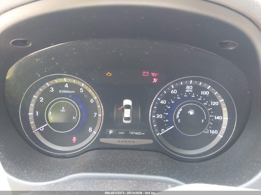 2014 Hyundai Azera Limited VIN: KMHFH4JG8EA356831 Lot: 45132373