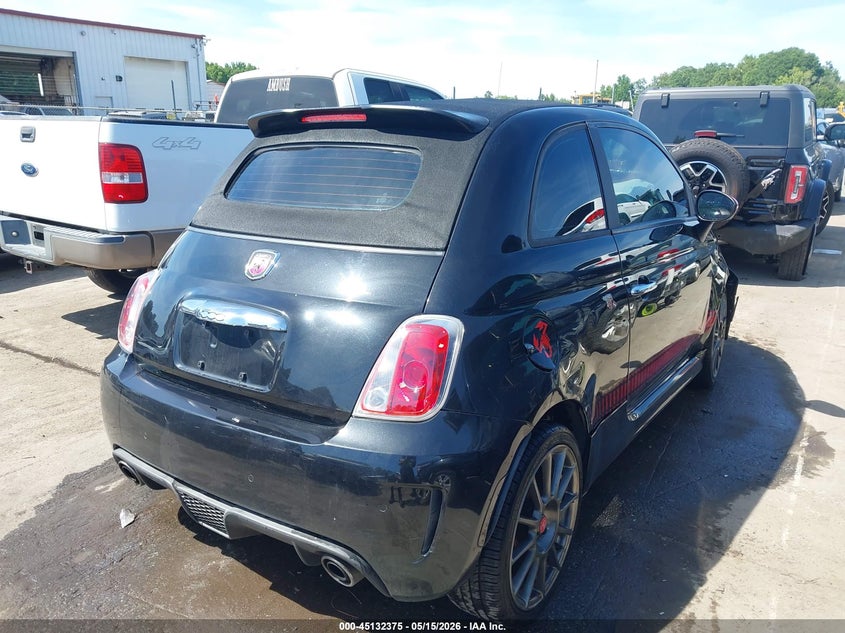 Vin: 3c3cffjh3dt666950, lot: 45630005, fiat 500c abarth 20134