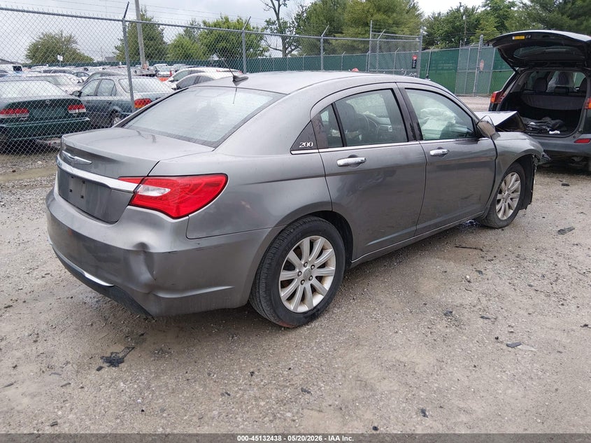 Vin: 1c3ccbcg6dn751819, lot: 45630067, chrysler 200 limited 20134