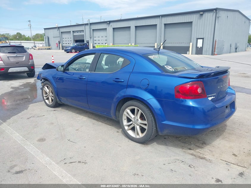 Vin: 1c3cdzag9dn586454, lot: 45630116, dodge avenger se v6 20133
