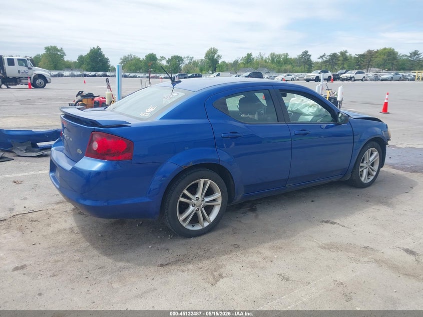 Vin: 1c3cdzag9dn586454, lot: 45630116, dodge avenger se v6 20134