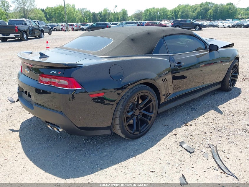 2015 CHEVROLET CAMARO CABRIO 6.2L V-8 SUPERCHARGER, 580HP