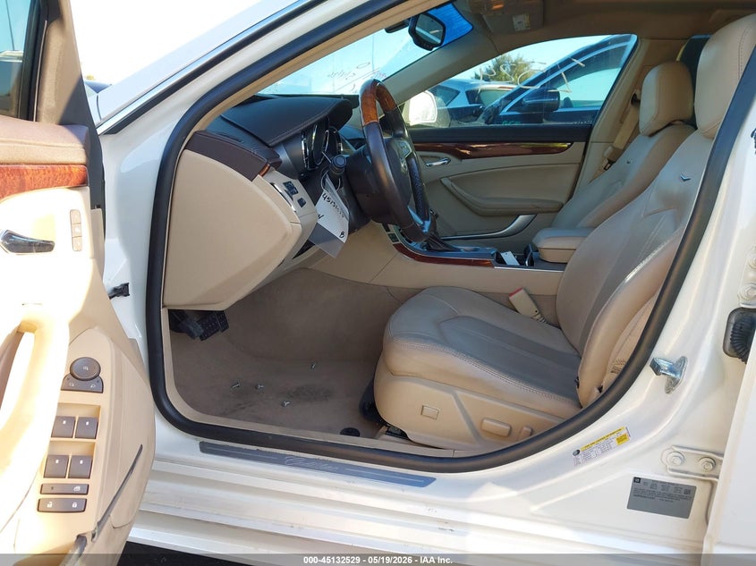 2012 Cadillac Cts 3.6 Premium White Lot 111045132529 Vin 1G6DP5E30C0120367