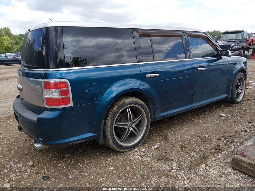 2FMHK6DT0BBD09792 2011 Ford Flex 3.5 Limited blue