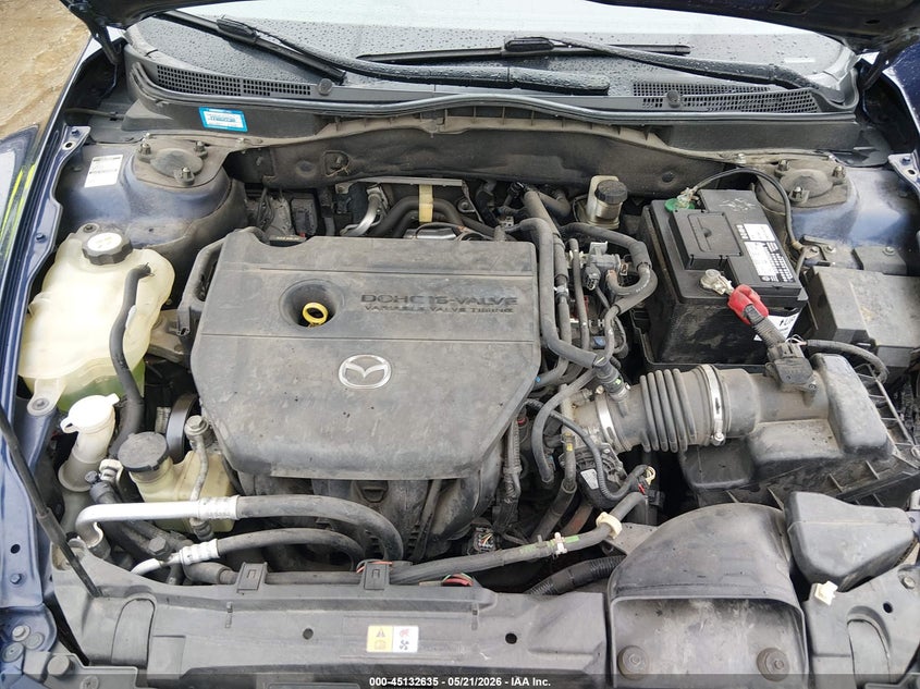 2009 MAZDA 6 SEDAN 2.5L I-4 DOHC, VVT, 168HP