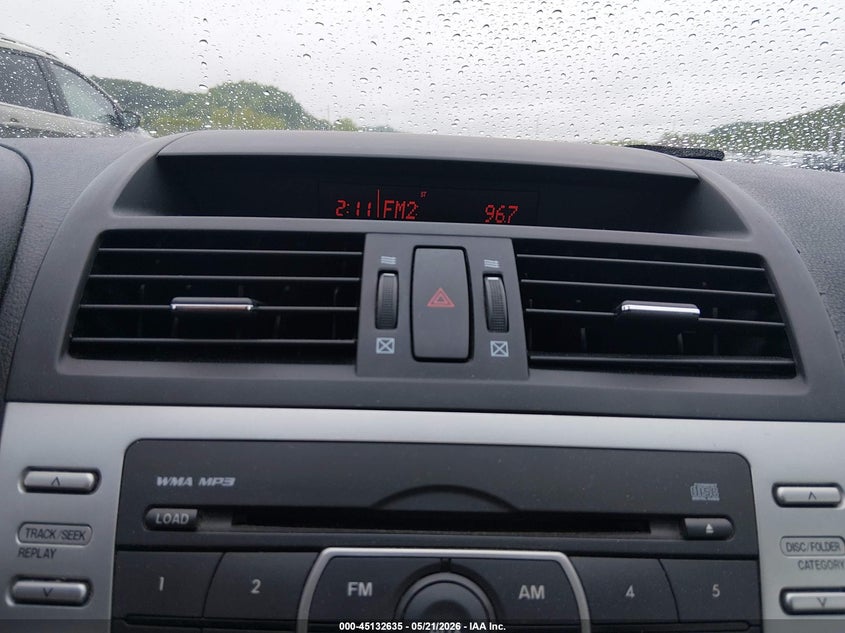 2009 MAZDA 6 SEDAN 2.5L I-4 DOHC, VVT, 168HP