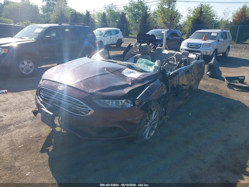 2017 Ford Fusion Se 3FA6P0H7XHR364435 photo 1