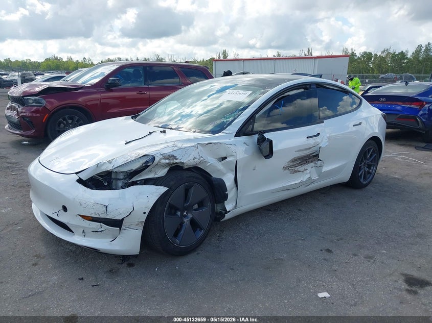 2022 Tesla Model 3 Long Range Dual Motor All-Wheel Drive VIN: 5YJ3E1EB7NF289546 Lot: 45132659
