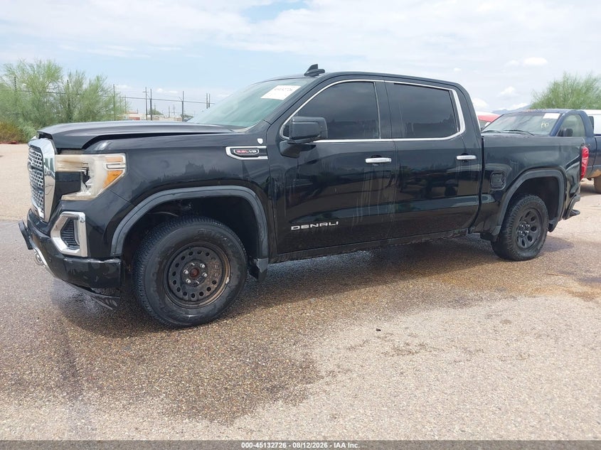 Vin: 3gtu9fel0lg194509, lot: 45630355, gmc sierra 1500 4wd  short box denali 20202