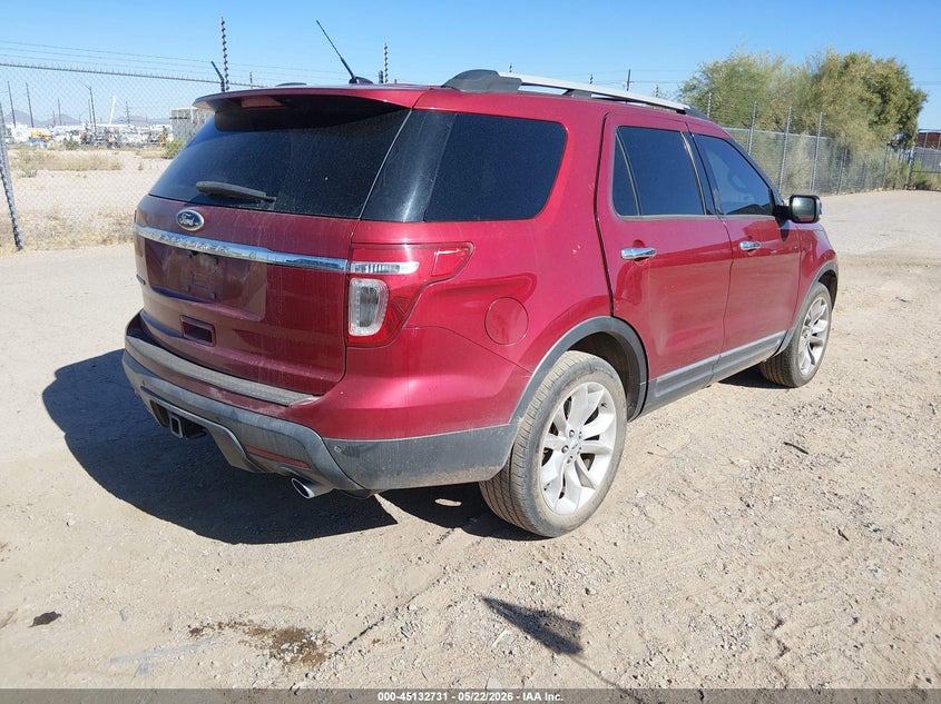 Vin: 1fm5k7f82egc13077, lot: 45630360, ford explorer limited 20144