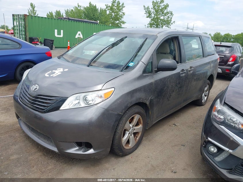 2014 Toyota Sienna L V6 7 Passenger 5TDZK3DC2ES477296 photo 1