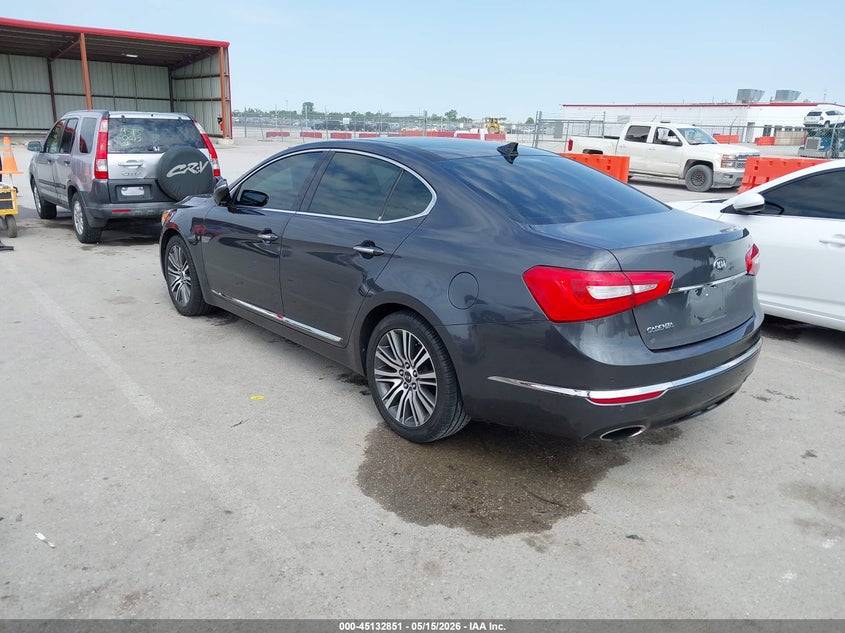Vin: knaln4d74f5173199, lot: 45630480, kia cadenza premium 20153