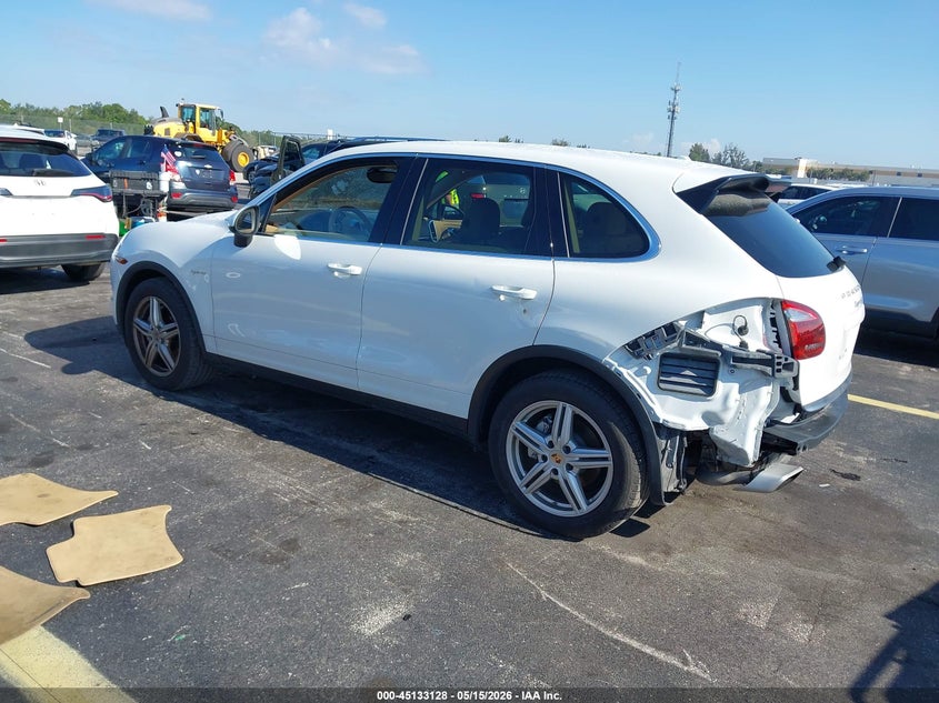 Vin: wp1ae2a20ela50998, lot: 45630757, porsche cayenne hybrid s 20143