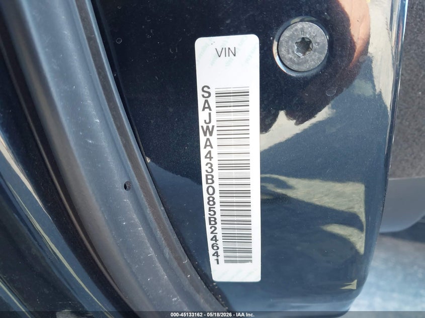 2008 Jaguar Xk VIN: SAJWA43B085B24641 Lot: 45133162
