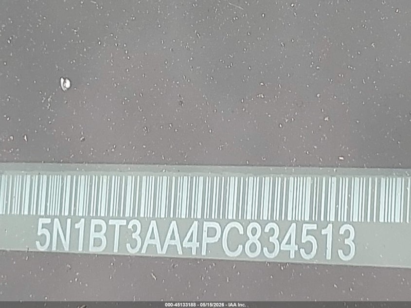 VIN 5N1BT3AA4PC834513 2023 NISSAN ROGUE S FWD