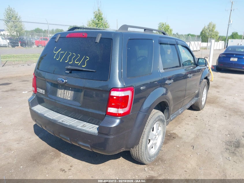 FORD ESCAPE 2008 VIN 1FMCU03188KD76186