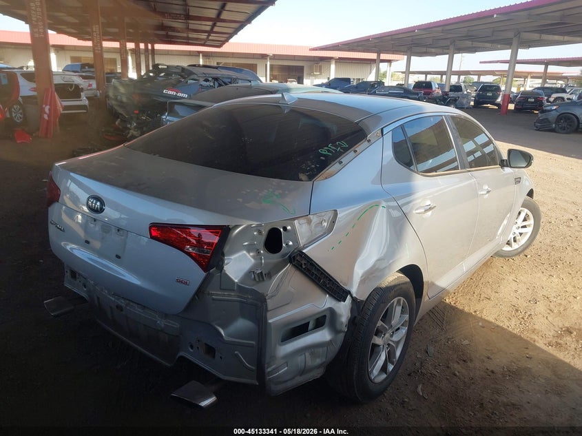 Vin: knagm4a73d5404048, lot: 45630970, kia optima lx 20134
