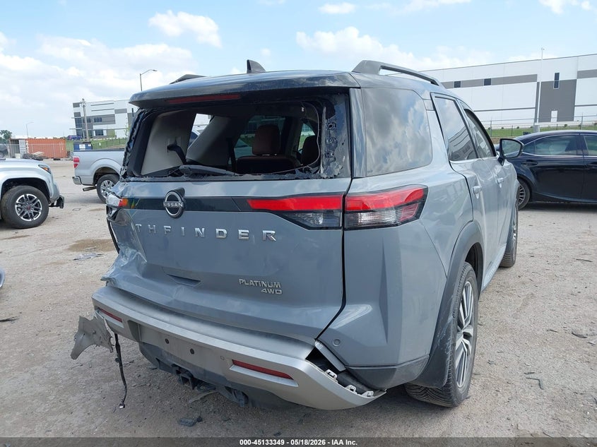 Vin: 5n1dr3dk9nc221330, lot: 45630979, nissan pathfinder platinum 4wd 20224