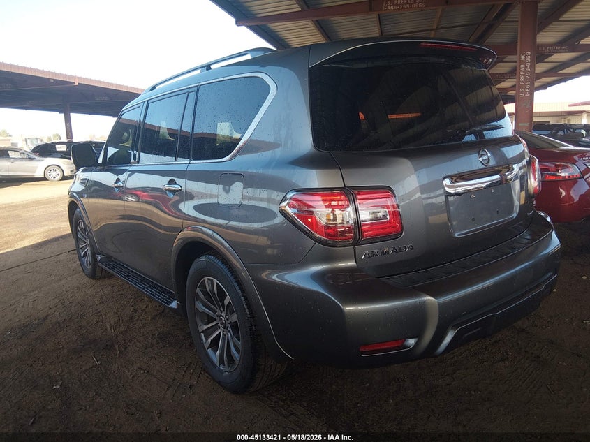 Vin: jn8ay2nd1k9091383, lot: 45631050, nissan armada sl 20193