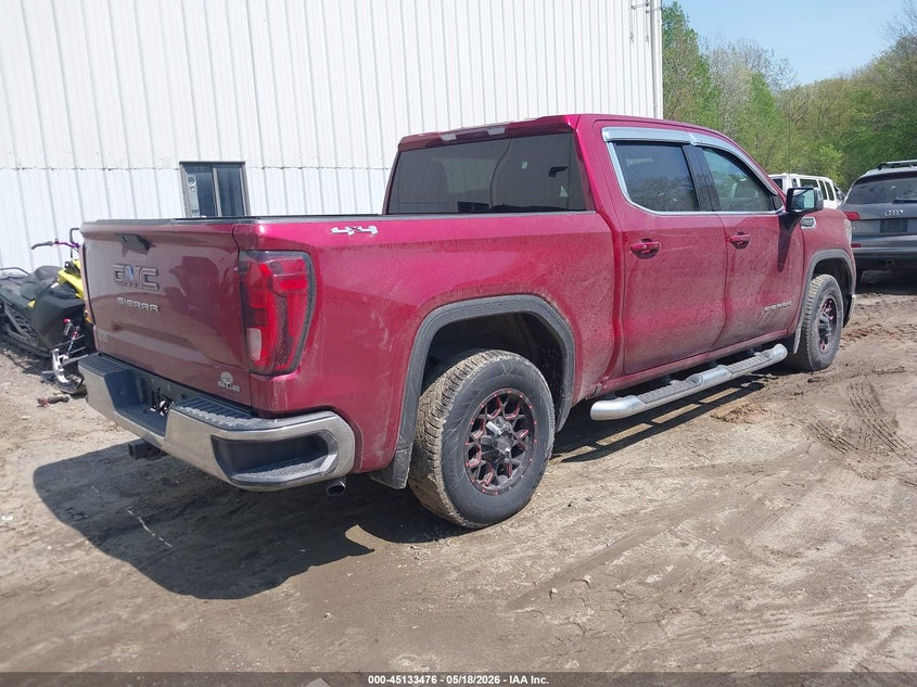 Vin: 3gtu9bed9lg278023, lot: 45631105, gmc sierra 1500 4wd  short box sle 20204