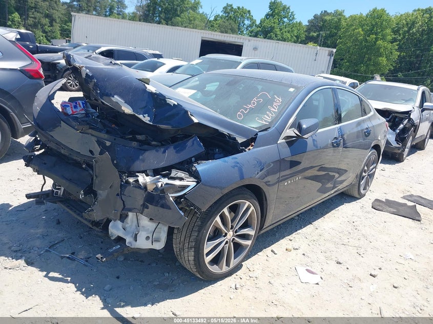 2021 Chevrolet Malibu Fwd Lt 1G1ZD5STXMF024057 photo 1