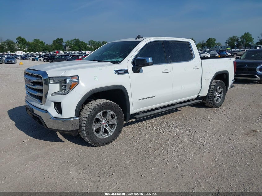 Vin: 3gtu9bet3mg440138, lot: 45631159, gmc sierra 1500 4wd  short box sle 20212