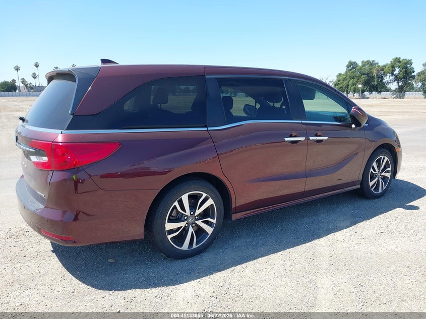 Vin: 5fnrl6h80mb021675, lot: 45631284, honda odyssey touring 20214