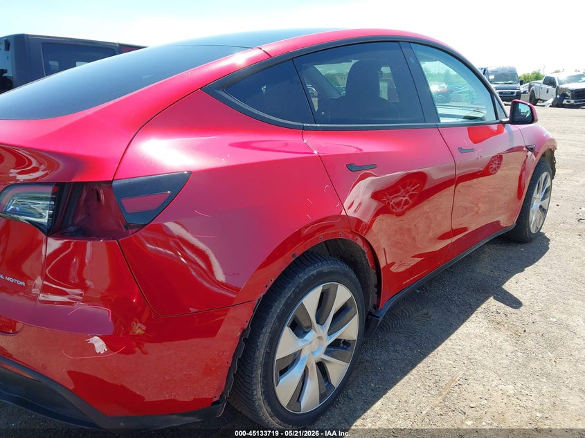Vin: 7saygdee6nf442626, lot: 45631347, tesla model y long range dual motor all-wheel drive 20224
