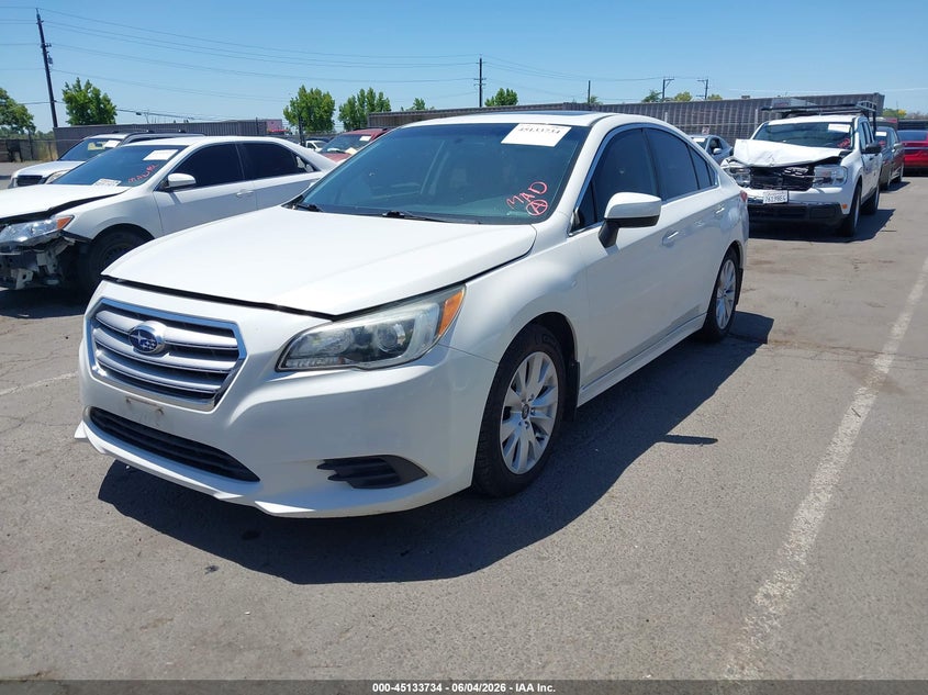 Vin: 4s3bnad62f3032910, lot: 45631363, subaru legacy 2.5i premium 20152