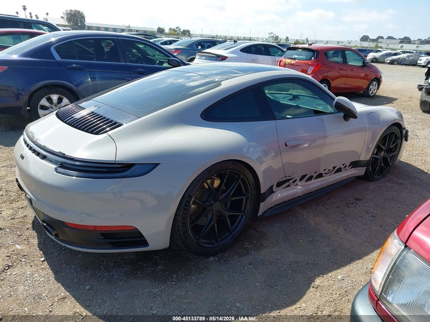 Vin: wp0ab2a91ls225561, lot: 45631417, porsche 911 carrera s 20204