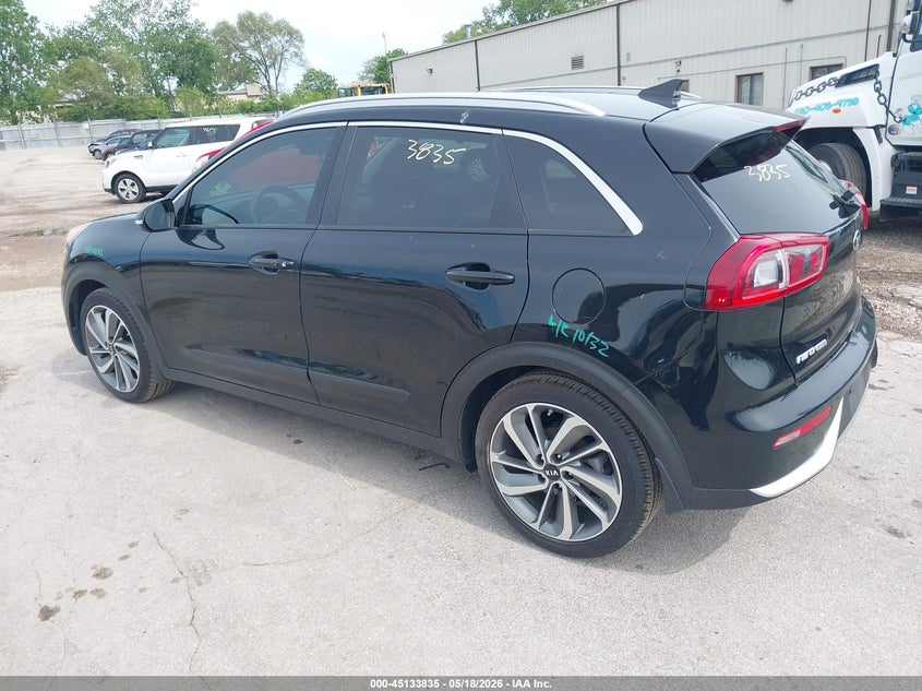 Vin: kndce3lc4h5088524, lot: 45631464, kia niro touring 20173