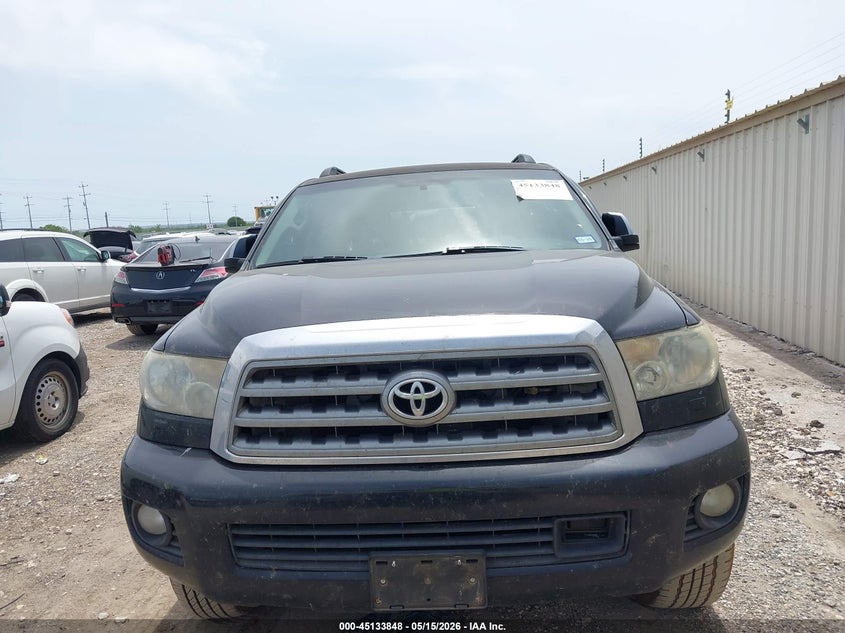 2012 Toyota Sequoia 5.7 Platinum 5.7L V8 black Lot 111045133848 Vin 5TDDY5G18CS072507