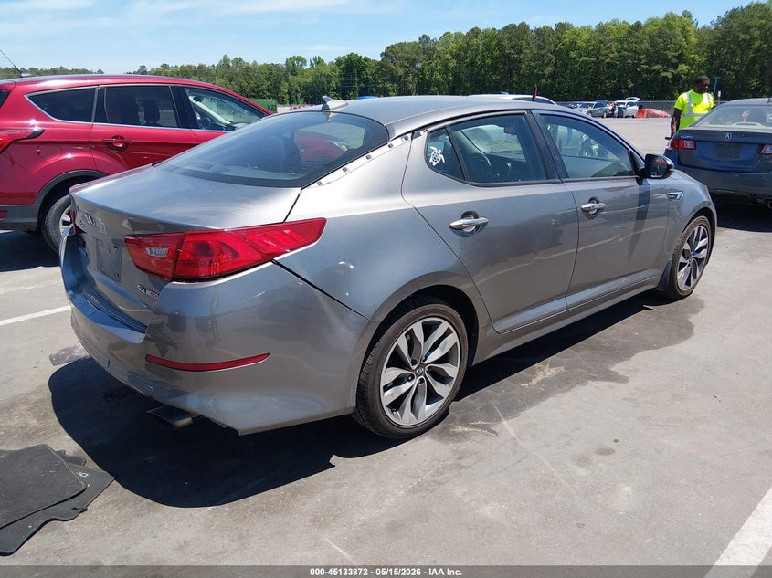 Vin: 5xxgr4a67fg414933, lot: 45631501, kia optima sx turbo 20154