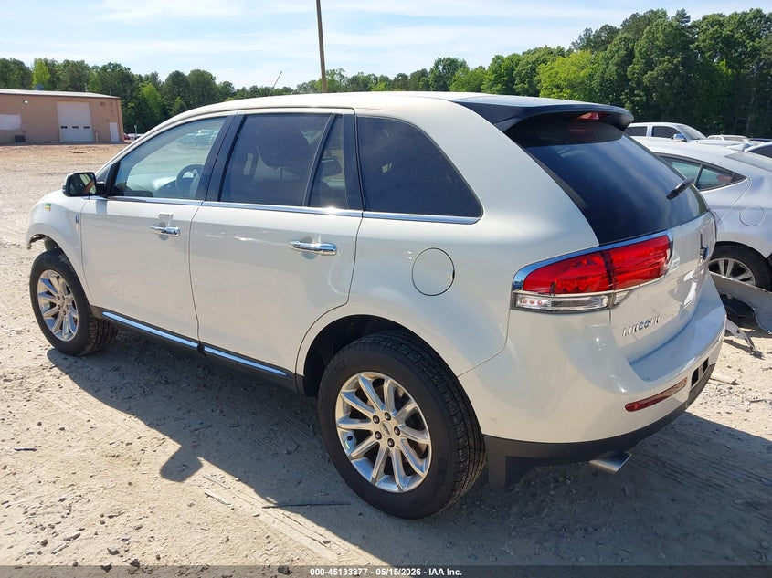 Vin: 2lmdj6jk6dbl30053, lot: 45631506, lincoln mkx 20133