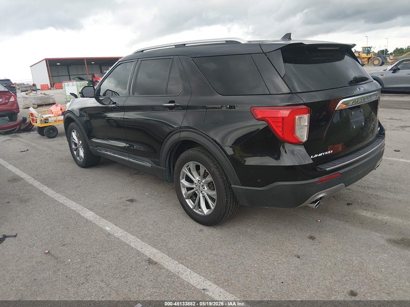 Vin: 1fmsk8fh6mgb07352, lot: 45631511, ford explorer limited 20213