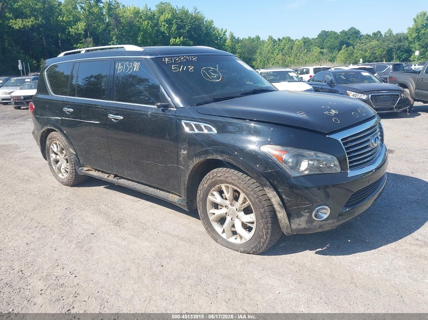 Vin: jn8az2nexe9063351, lot: 45631547, infiniti qx80 20141