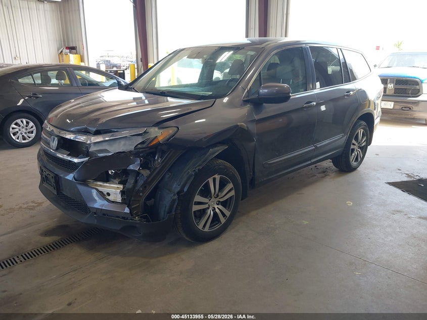 Vin: 5fnyf6h64jb061979, lot: 45631584, honda pilot ex-l 20182