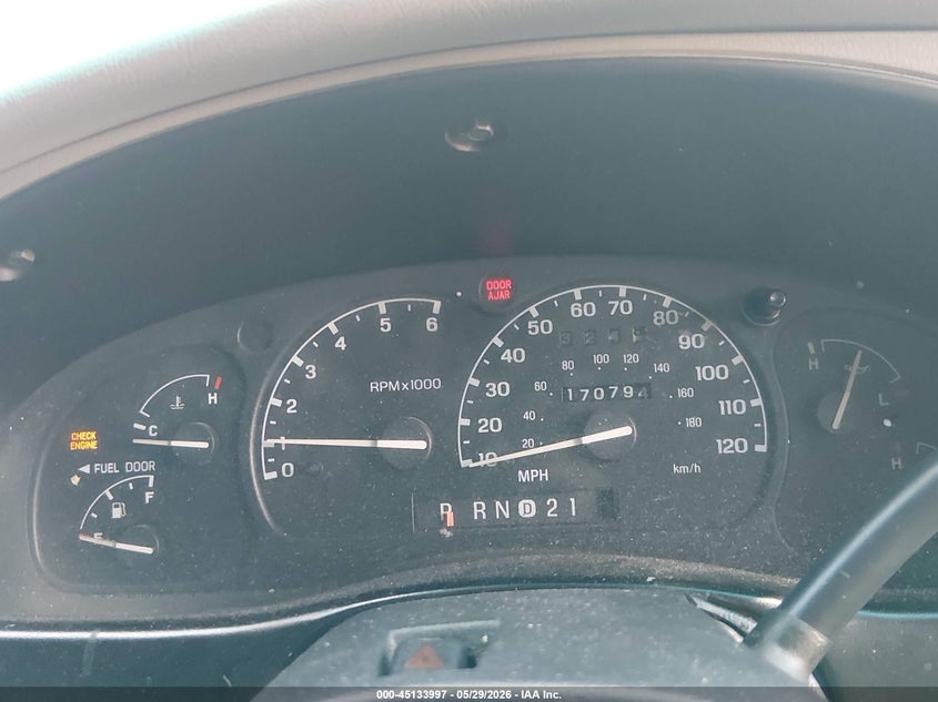 1999 Mercury Mountaineer VIN: 4M2DU55P0XUJ31208 Lot: 45133997