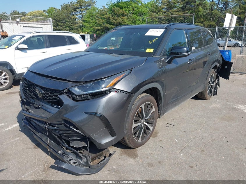 Vin: 5tdjzrbh8ms137143, lot: 45631805, toyota highlander xse 20212