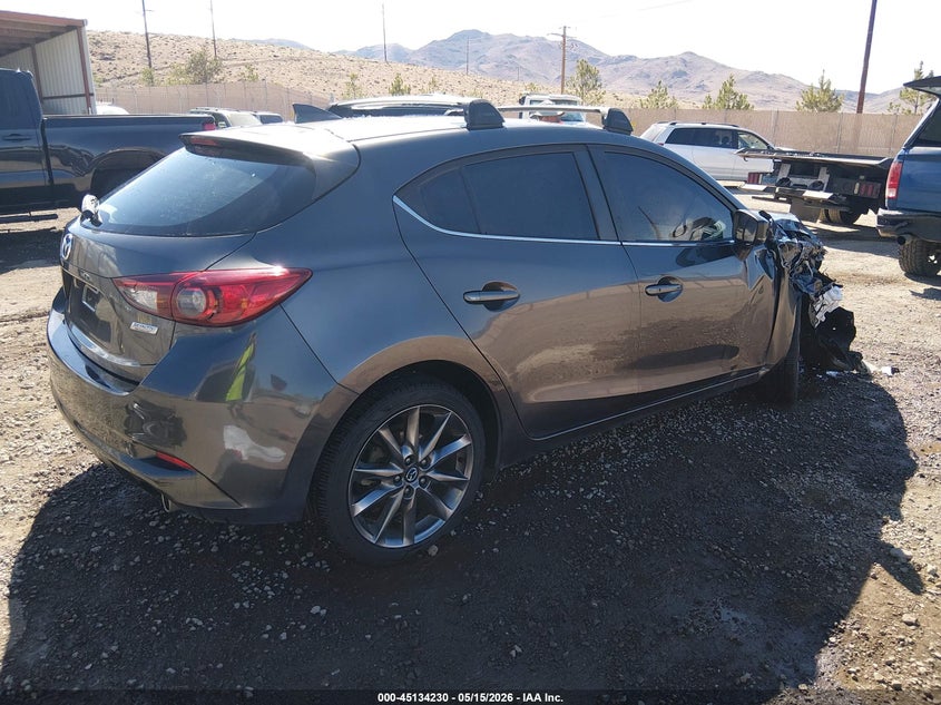 Vin: 3mzbn1l37jm267184, lot: 45631859, mazda mazda3 touring 20184