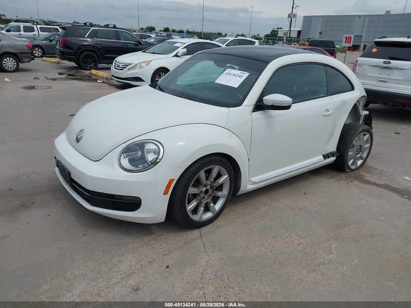 2012 VOLKSWAGEN BEETLE HATCHBACK 2.5L I-5 DOHC, VVT, 170HP